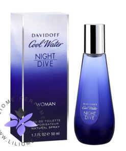 عطر ادکلن دیویدوف کول واتر نایت دایو زنانه-Davidoff Cool Water Night Dive Woman
