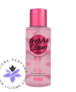 بادی اسپلش ویکتوریا سکرت پینک فرش اند کلین اکلیلی | Victoria's Secret Body Splash Pink Fresh & Clean Shimmer
