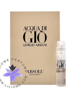 Giorgio Armani Acqua di Gio Absolu Sample
